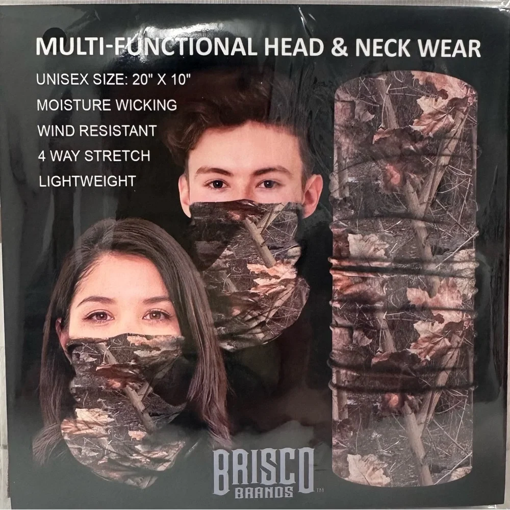 Brisco Brands Camouflage Face Mask